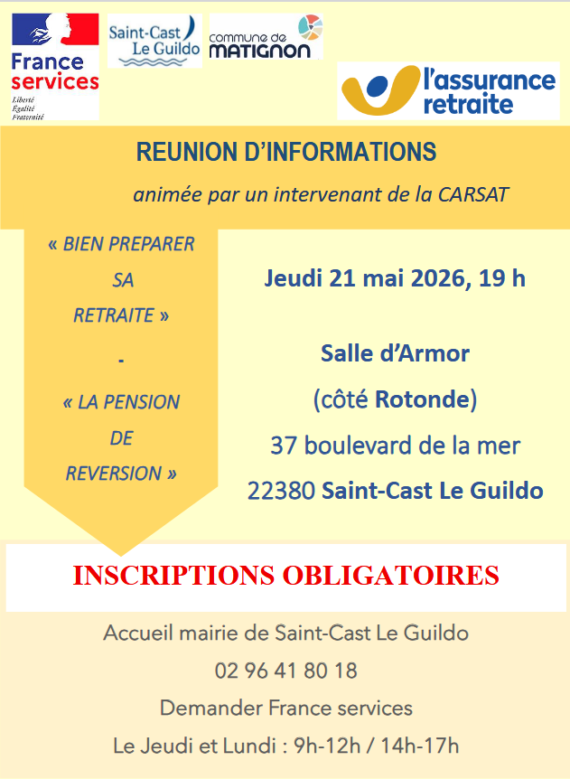 Réunion d'informations“Bien préparer sa retraite“