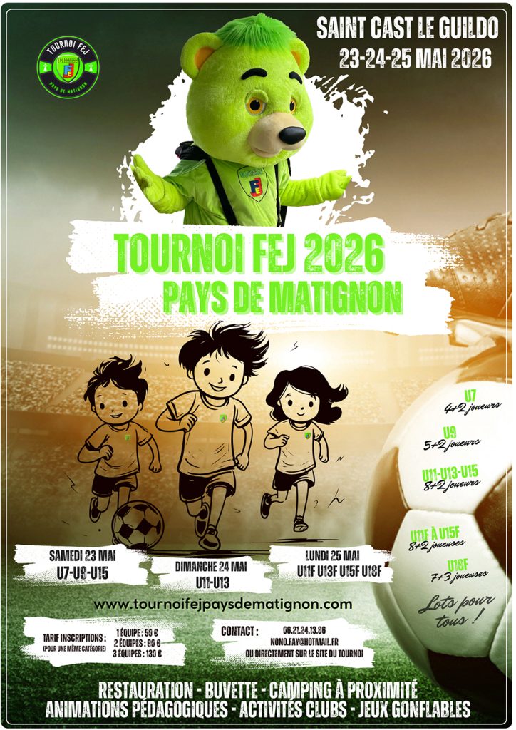 Tournoi de Foot du 23 au 25/05