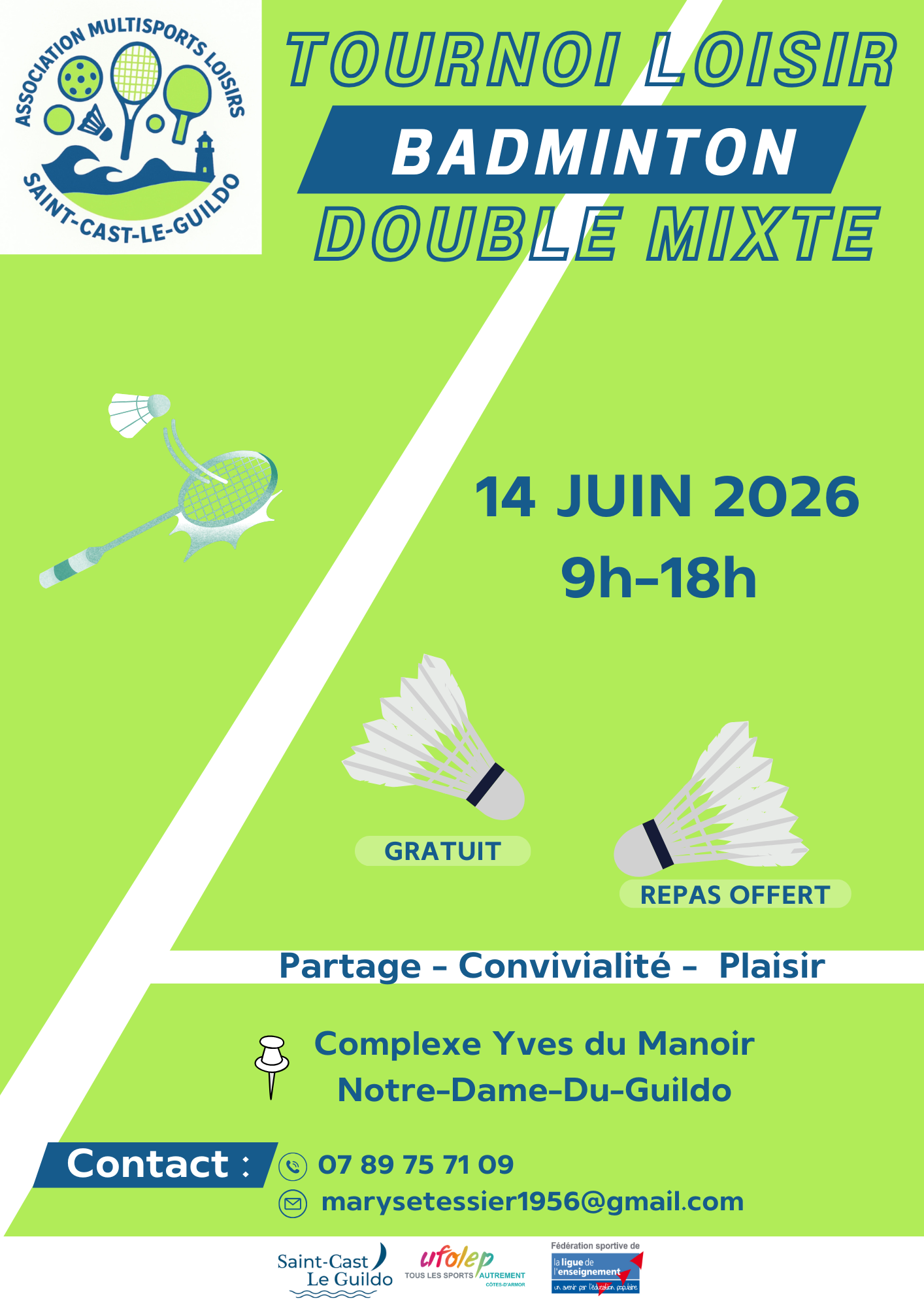 Tournoi de badminton 14/06