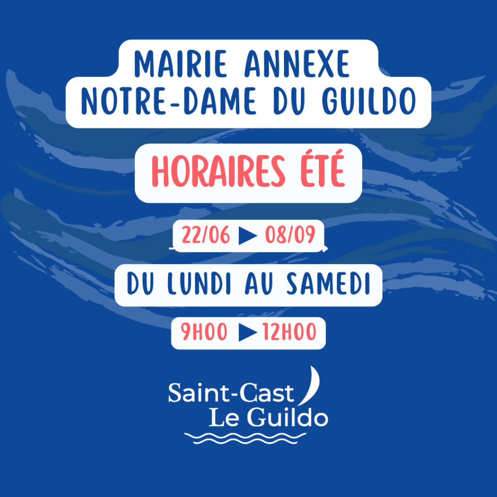 Information horaires été à la mairie annexe