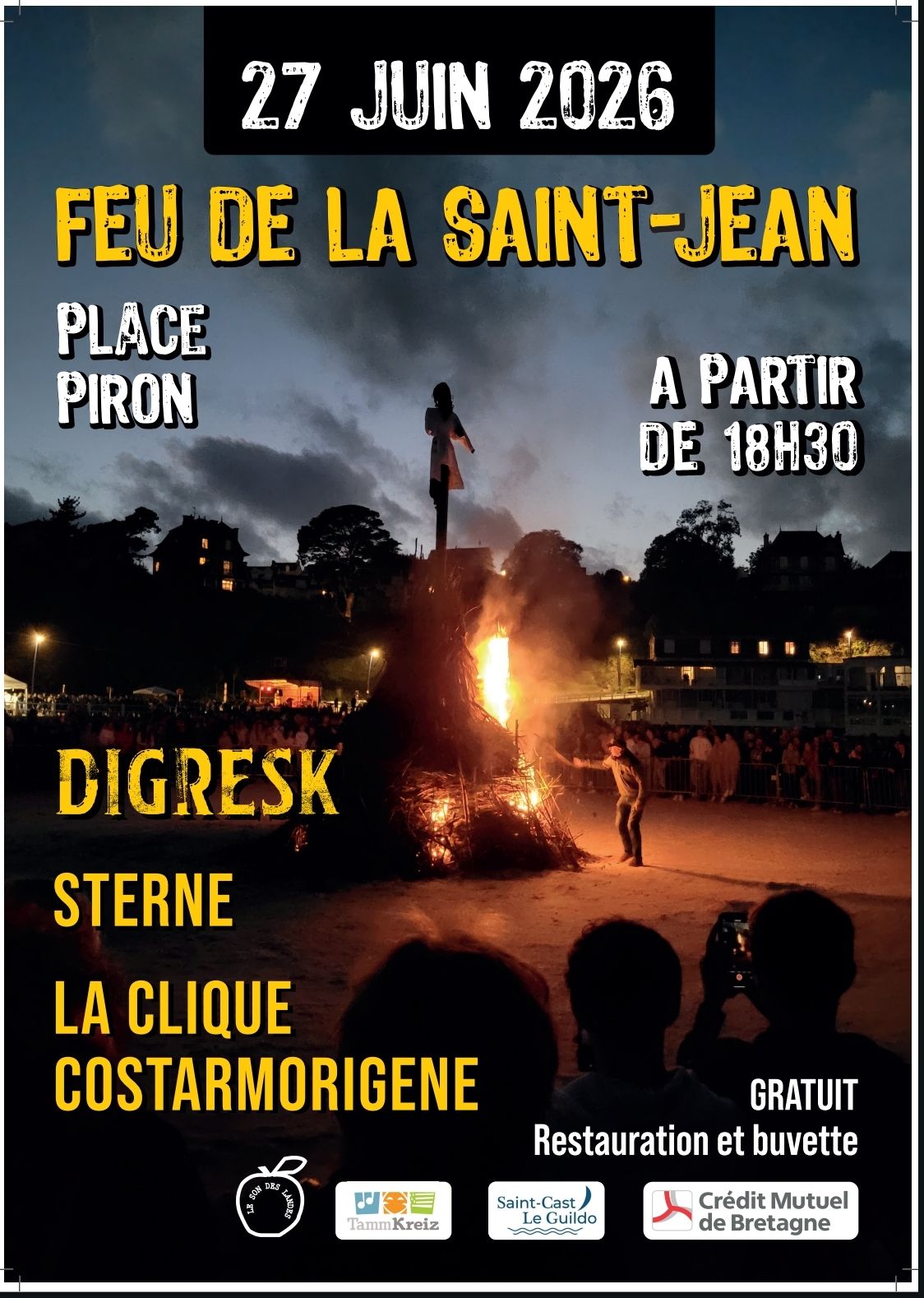 Feu de la St-Jean 27/06