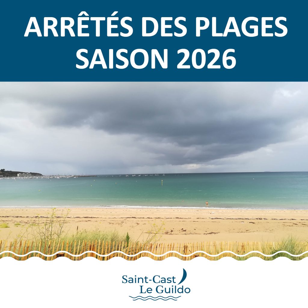Arrêtés des plages saison 2026