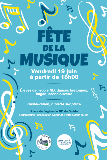 Fête de la musique Vendredi 19 juin
