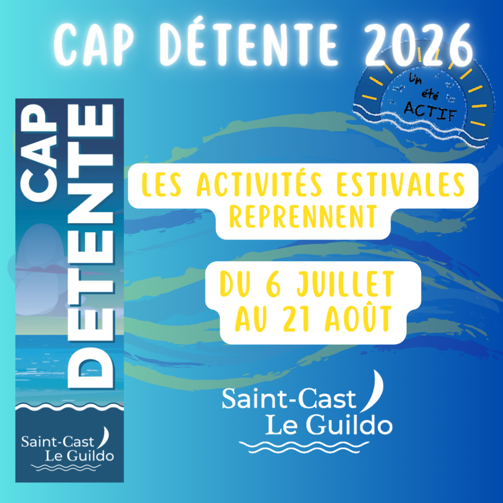 Les activités CAP DÉTENTE reprennent le 6 juillet !