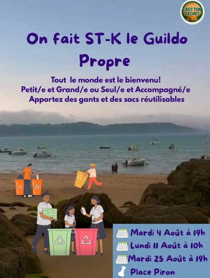 Ramassage des déchets RDV Place Piron 25/08