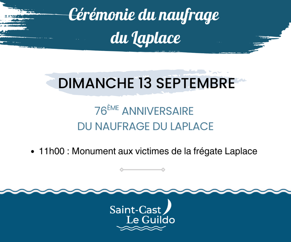 Cérémonie du naufrage de la Frégate Laplace 13/09