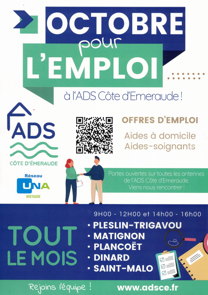 L'ADS EMERAUDE recrute