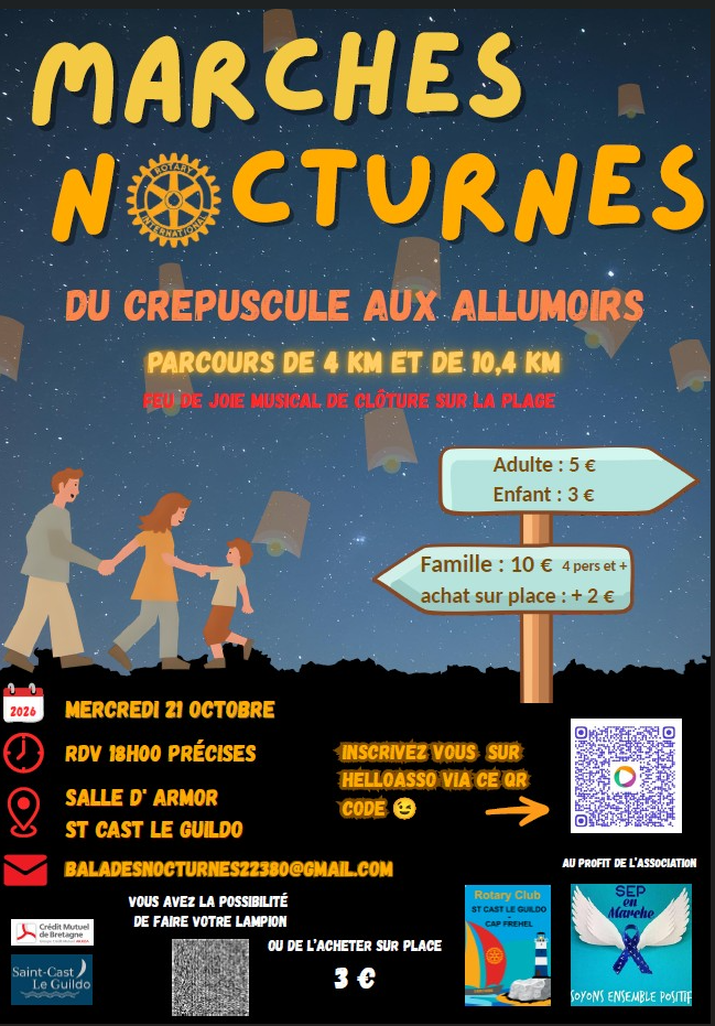 Marches nocturnes 21/10