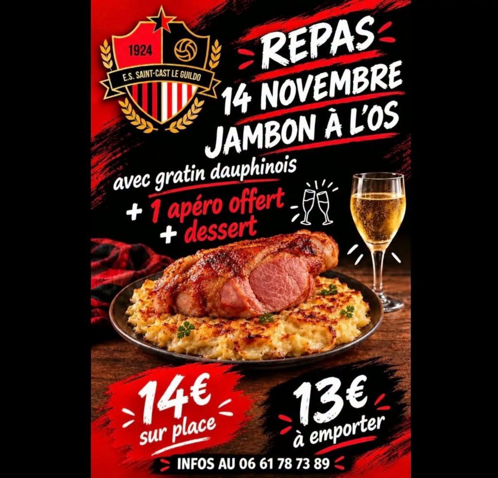 Soirée/Repas de l'ES Saint-Cast Le Guildo