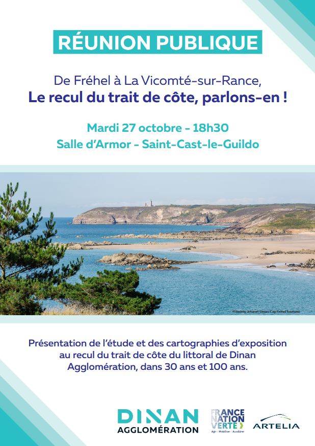 Réunion publique - recul du trait de côte - 27/10